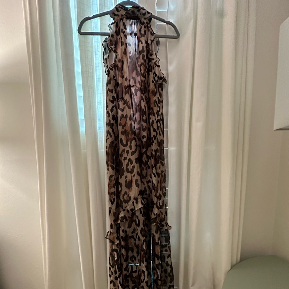Rachel Zoe Leopard Maxi Dress